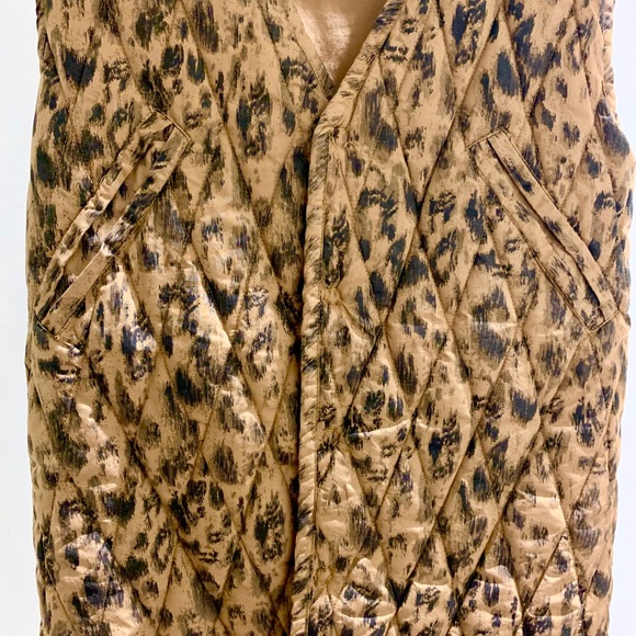 GANNI Leopard Oversized Vest - Picture 3 of 6